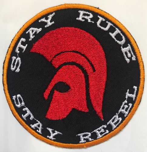PARCHE STAY RUDE STAY REBEL
