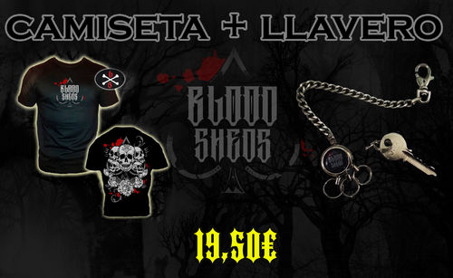 PACK BLOODSHEDS CAMISETA PICA MEXICANA + LLAVERO