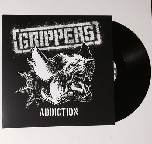 LP GRIPPERS "ADDICTION" + FANZINE 8 PAGINAS