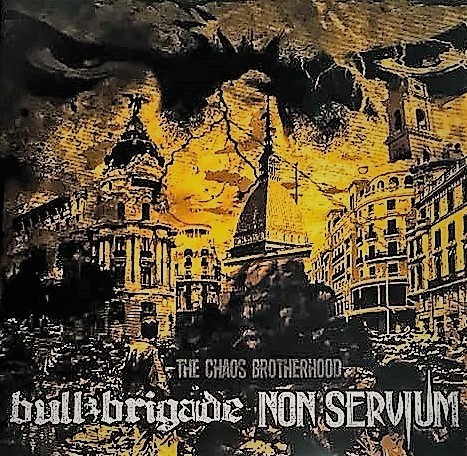 LP NON SERVIUM / BULL BRIGADE "THE CHAOS BROTHERHOOD" 10 PULGADAS