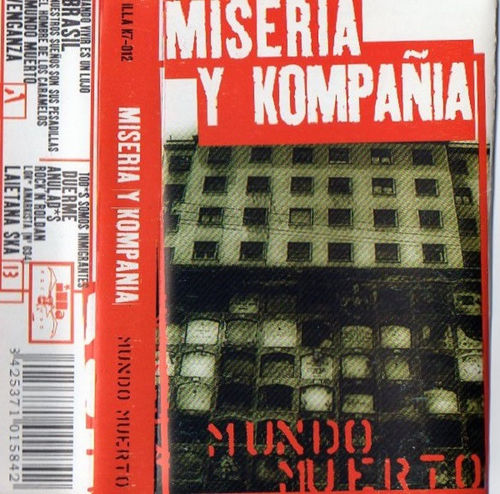 CASSETTE MISERIA Y KOMPAÑIA - MUNDO MUERTO -