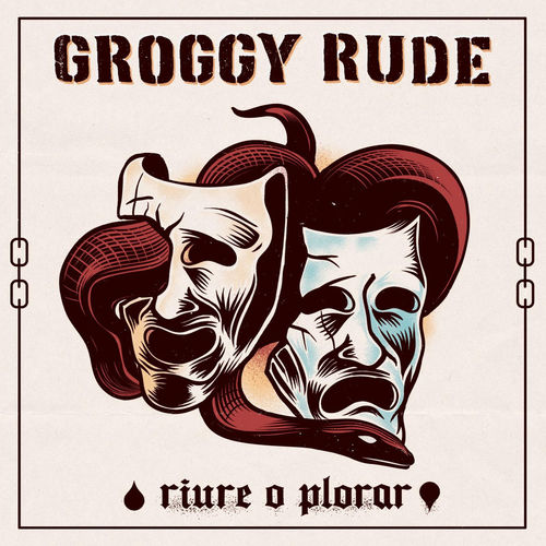 LP GROGGY RUDE / BATEC- SPLIT-LP- RIURE O PLORAR- NO ES UN SIMULACRO-VINILO NEGRO